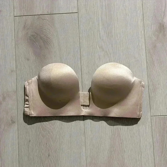BNWOT  La Senza deep u plunge push up strapless bra 34B - Picture 3 of 5